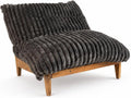 Wood Frame Oversized Bean Bag Chair