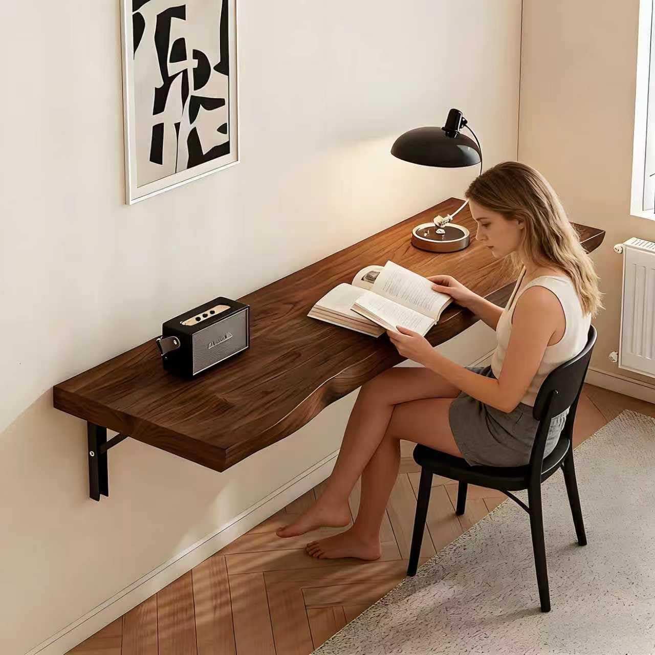 Wall Mount Folding Floating Desk