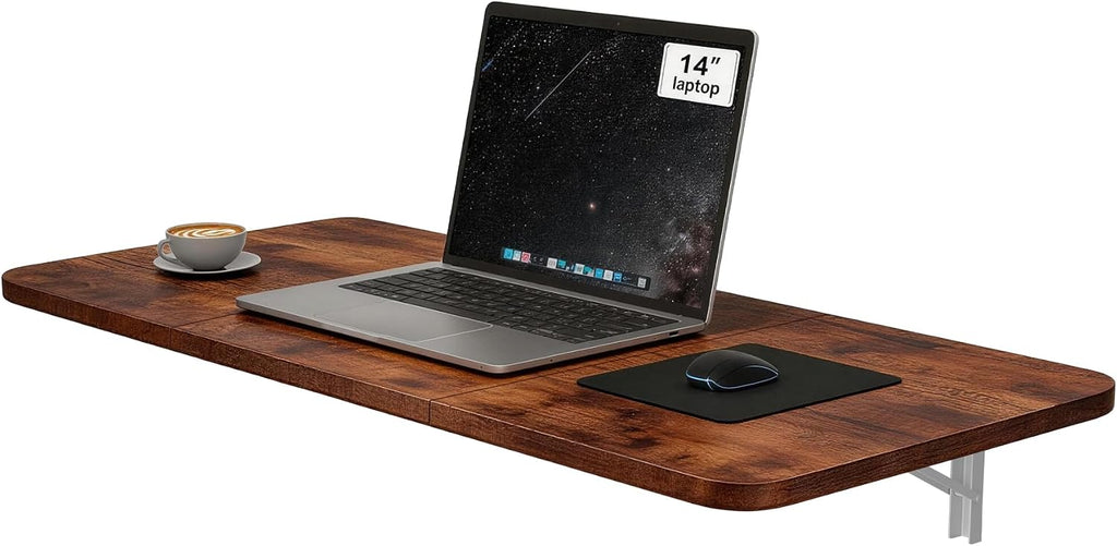 Wall Mount Folding Drop‑Down Desk