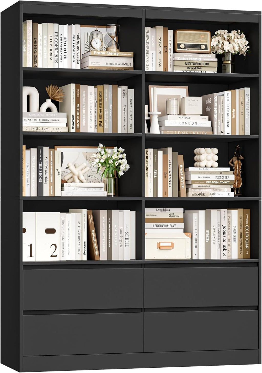 Wide Tall Storage Bookcase