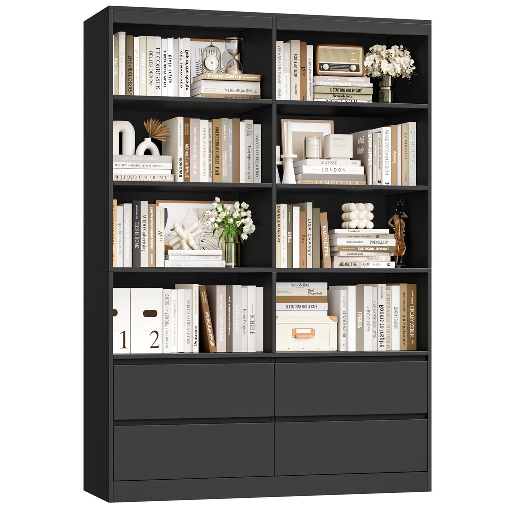 Wide Tall Storage Bookcase