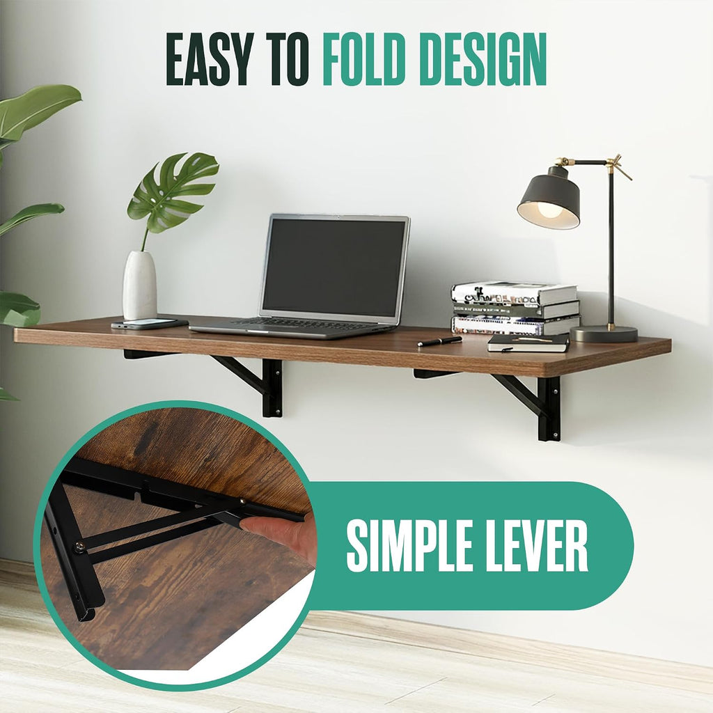 Wall Mount Fold‑Down Murphy Desk