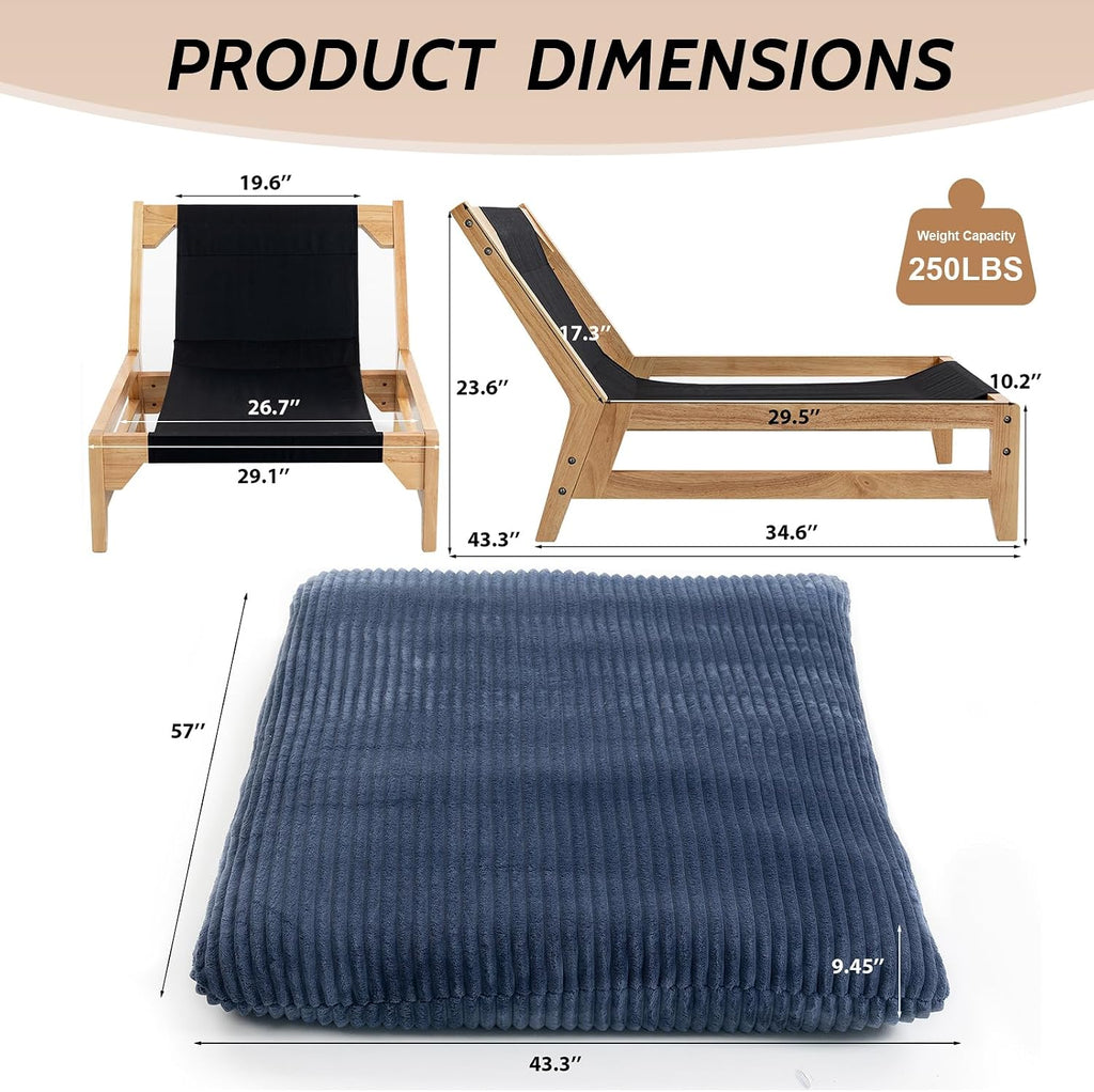 Corduroy Cloud Bean Bag Chair