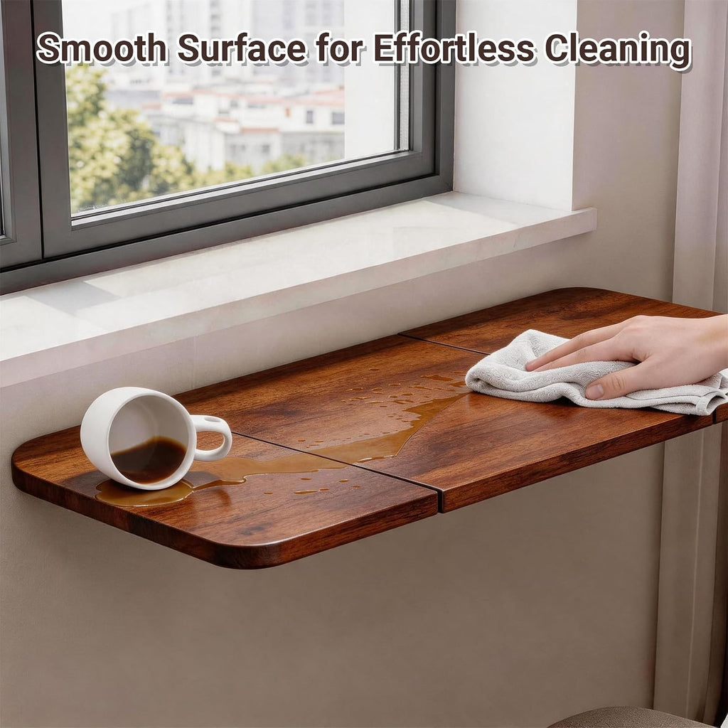 Wall Mount Folding Drop‑Down Desk