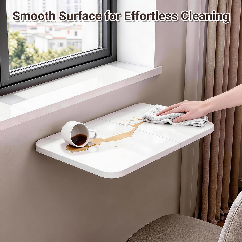 Wall Mount Folding Drop‑Down Desk