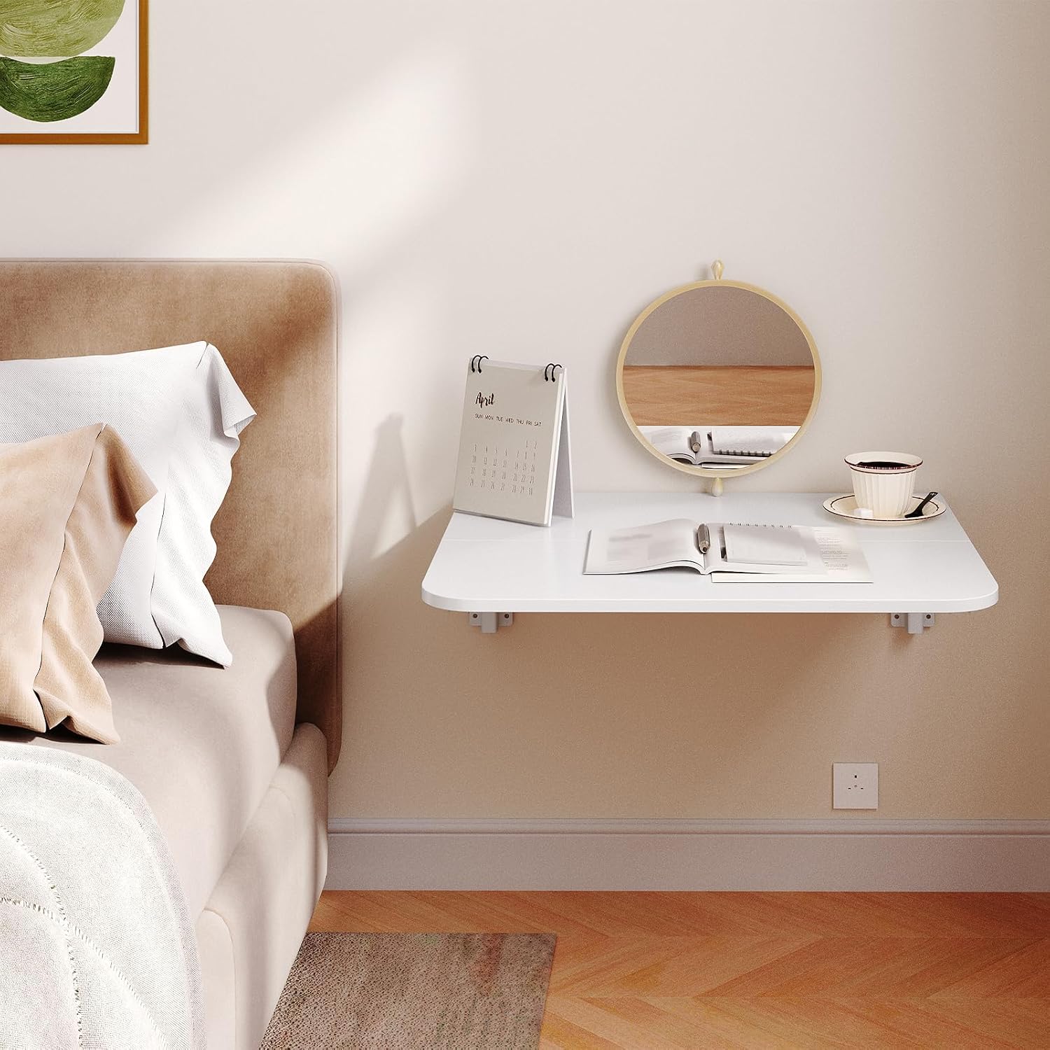 Wall Mount Folding Floating Desk