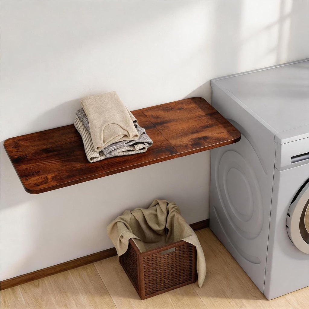 Wall Mount Folding Drop‑Down Desk