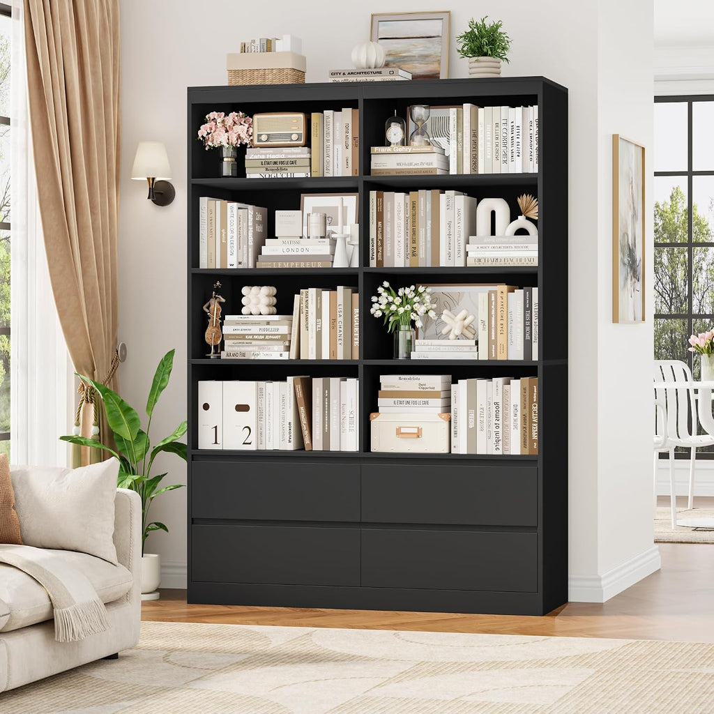 Wide Tall Storage Bookcase