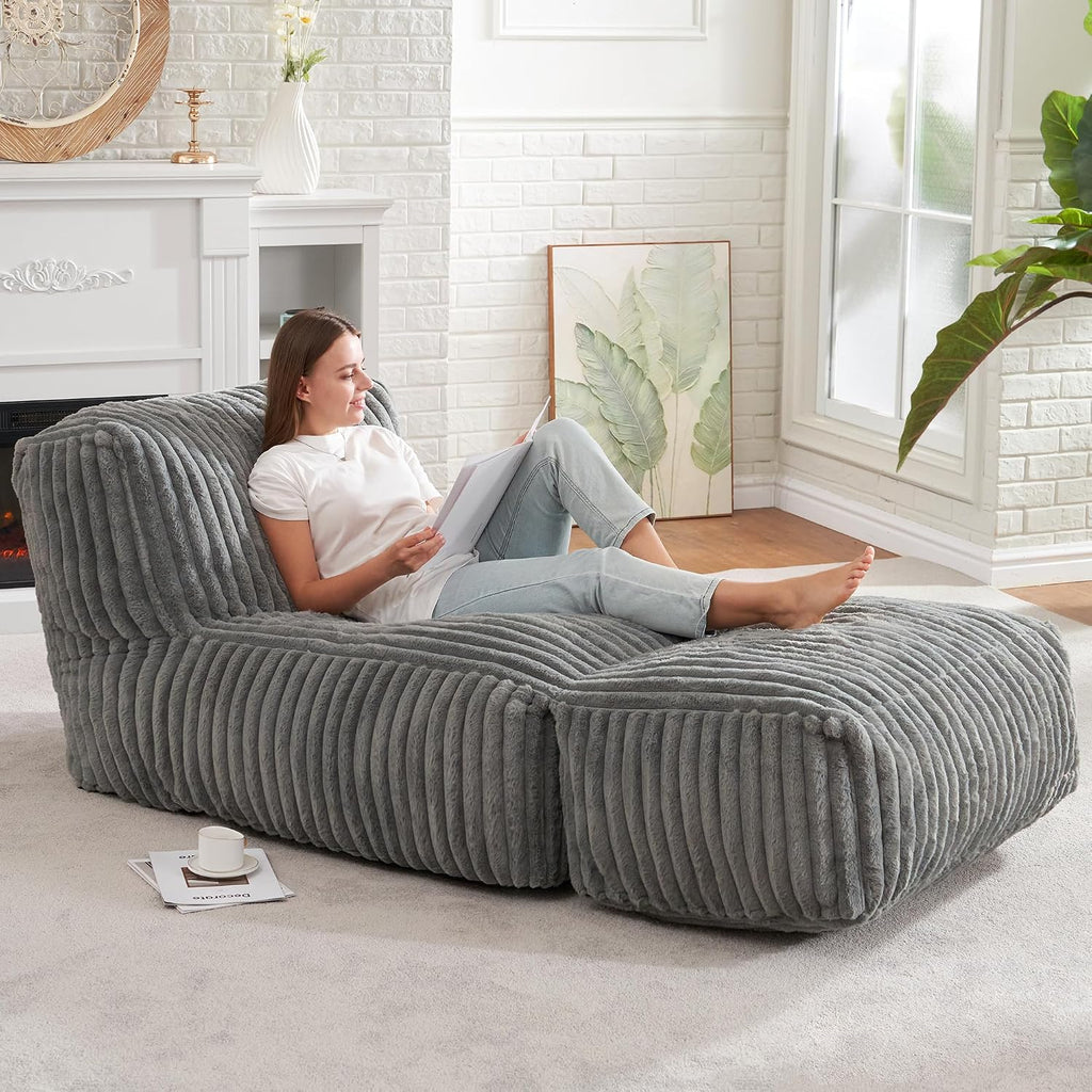 Oversized Foam Bean Bag Sofa