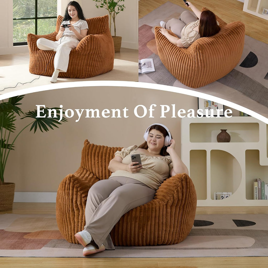 Oversized Plush Bean Bag Chair