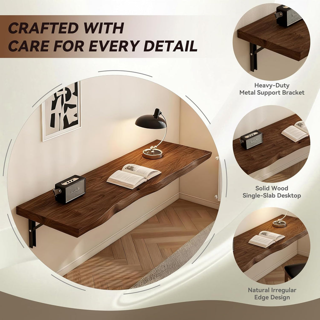 Wall Mount Folding Floating Desk