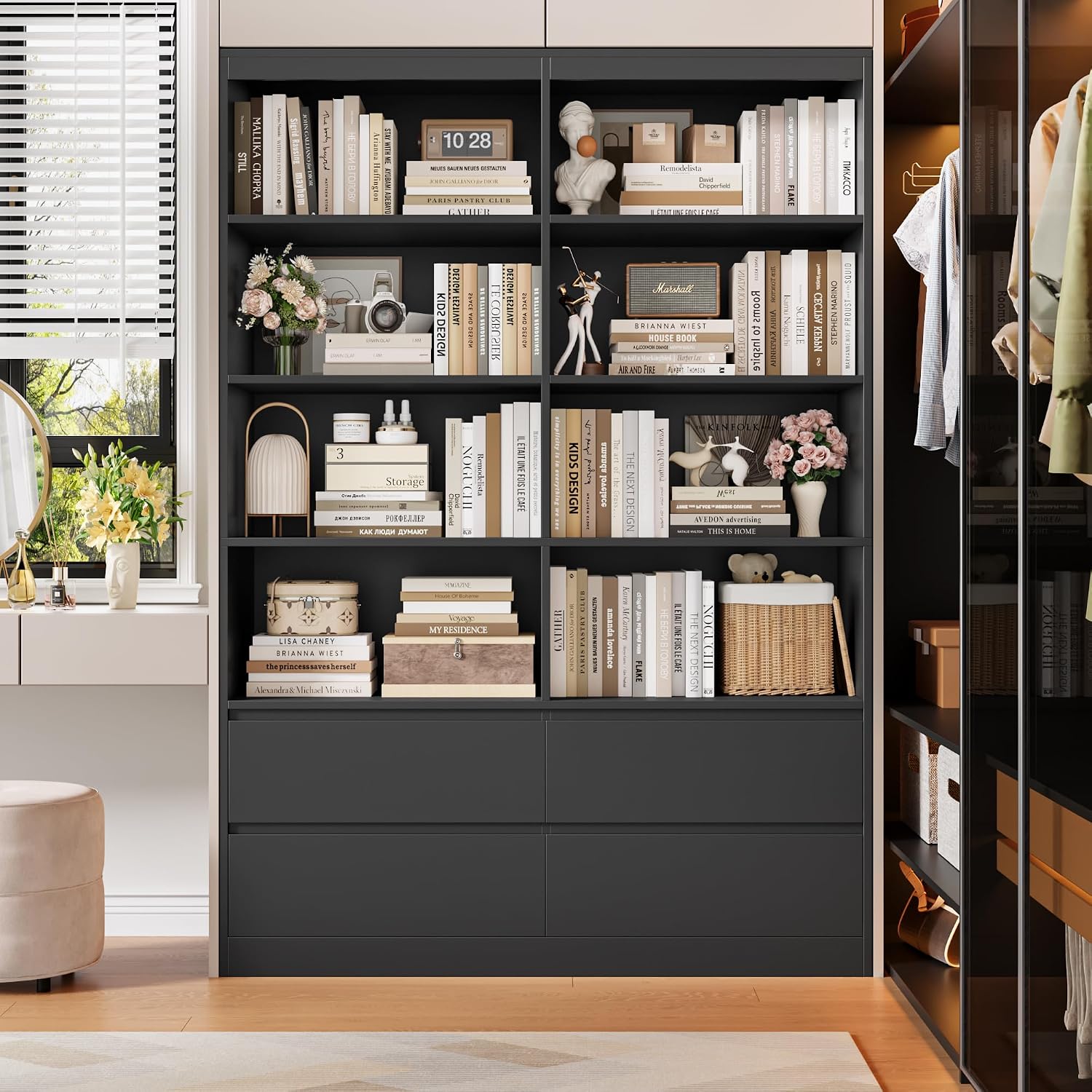 Wide Tall Storage Bookcase
