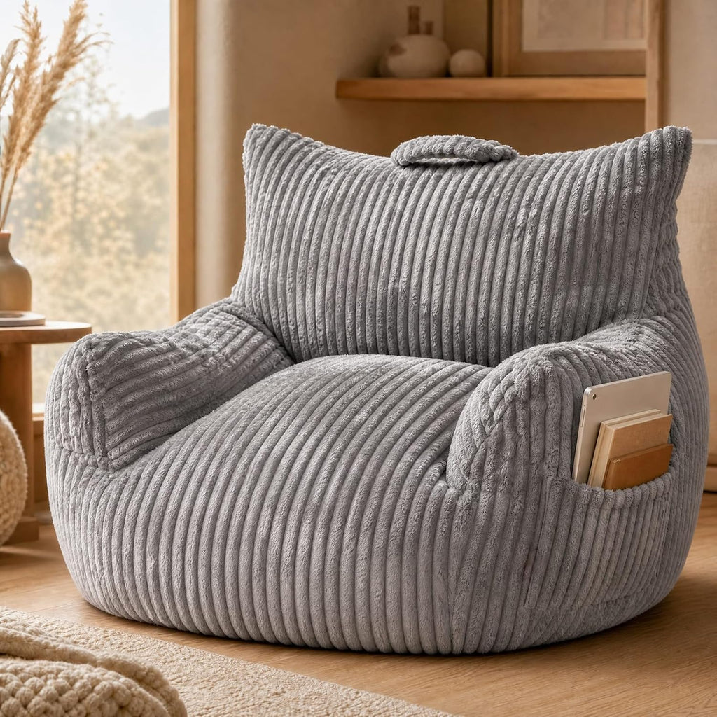 Oversized Foam Bean Bag Chair