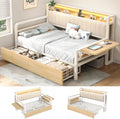 Twin Daybed with LED & Drawers