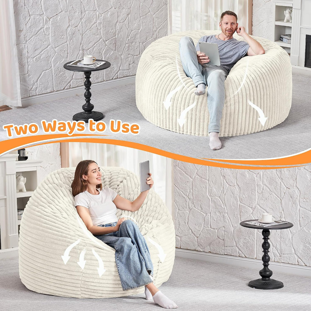 Large Foam Bean Bag Chair
