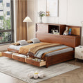 Full Wooden Daybed with Drawers